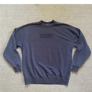 Taylor swift The eras tour washed blue sweatshirt